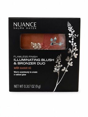 NUANCE Salma Hayek Flawless Finish Illuminating Blush & Bronzer Duo Coral Glow